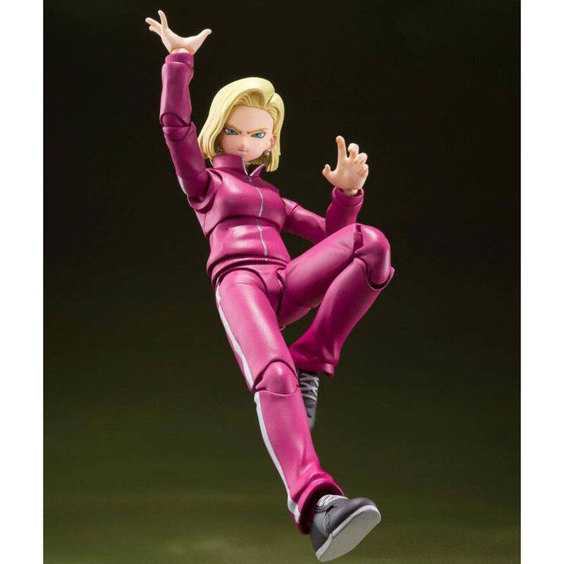 Figura Androide 18 Saga de la Batalla entre Universos Dragon Ball Super 14cm