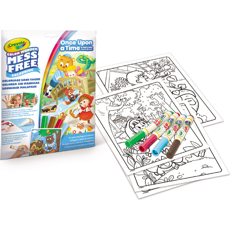 Colorea sin Manchas Erase una Vez Crayola