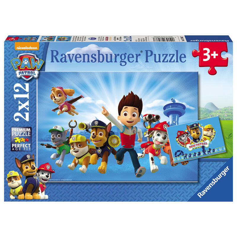 Puzzle Patrulla Canina Paw Patrol 2x12pzs