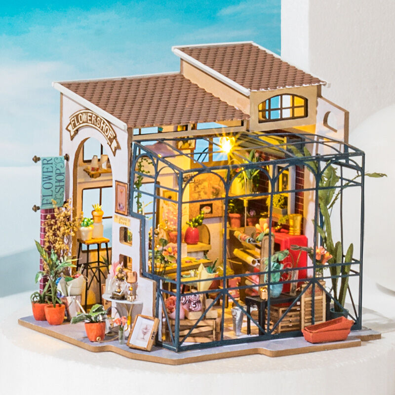 Maqueta Casa Miniatura Emily s Flower Shop 258pzs