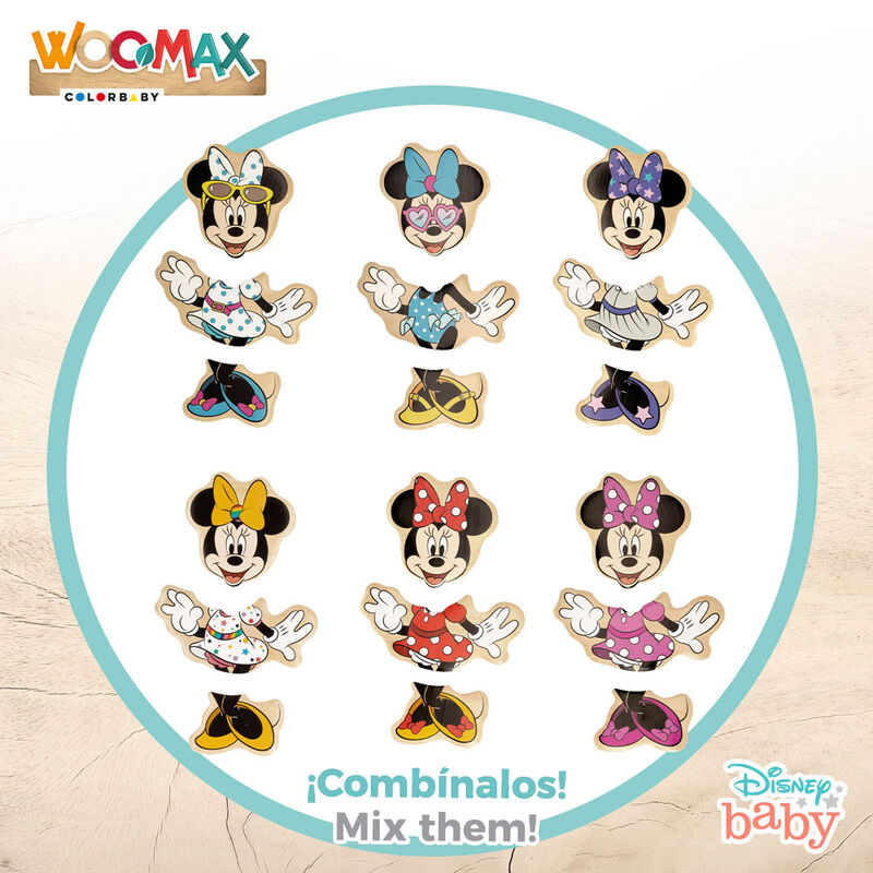 Puzzle madera Minnie Disney 19pzs