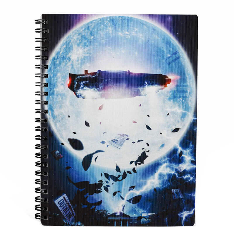 Cuaderno 3D BTTF Delorean Regreso al Futuro