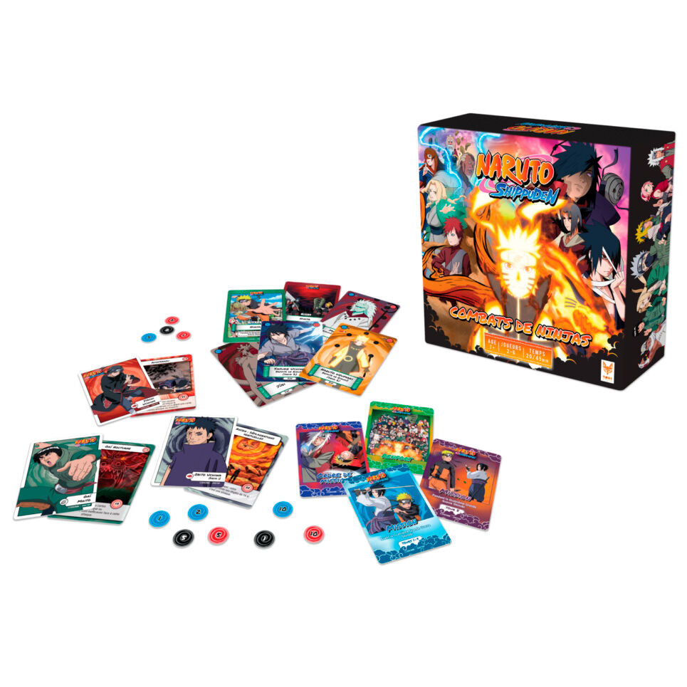 Juego de mesa Combate de Ninjas Naruto Shippuden español