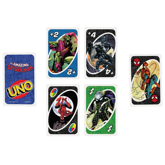 Juego cartas UNO Spiderman Marvel