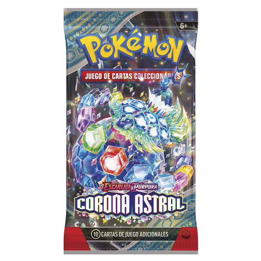 Sobre cartas Corona Astral Escarlata & Purpura Pokemon espaƱol