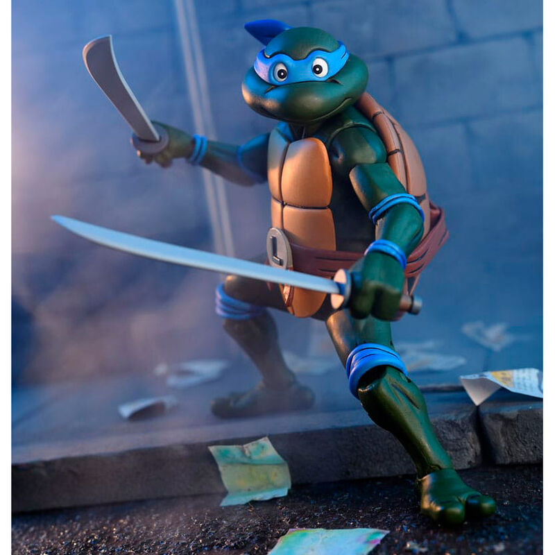 Figura Ultimate Leonardo Comics Tortugas Ninja 18cm