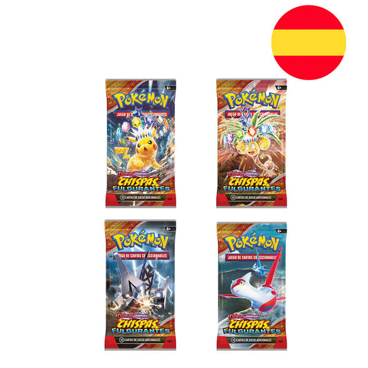 Sobre cartas Chispas Fulgurantes Pokemon espaƱol