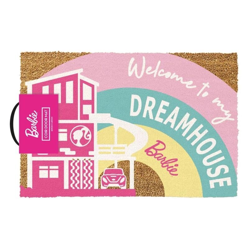 Felpudo Welcome to My Dreamhouse Barbie
