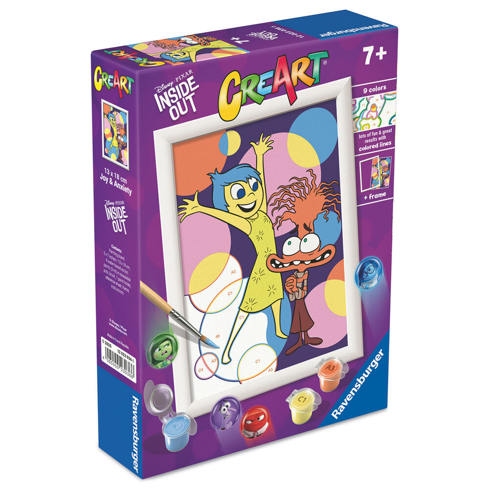 Kit de pintura CreArt Del Reves Disney Pixar