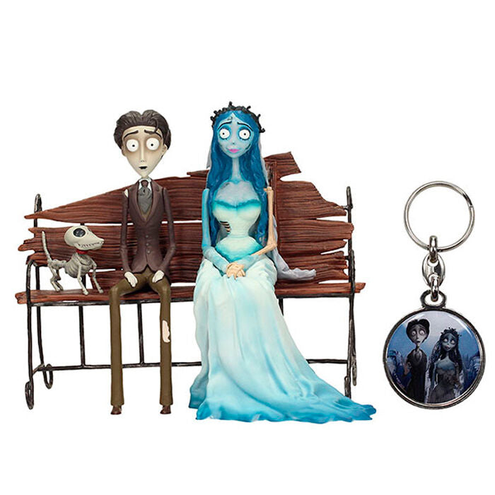 Figura + Llavero metalico La Novia Cadaver