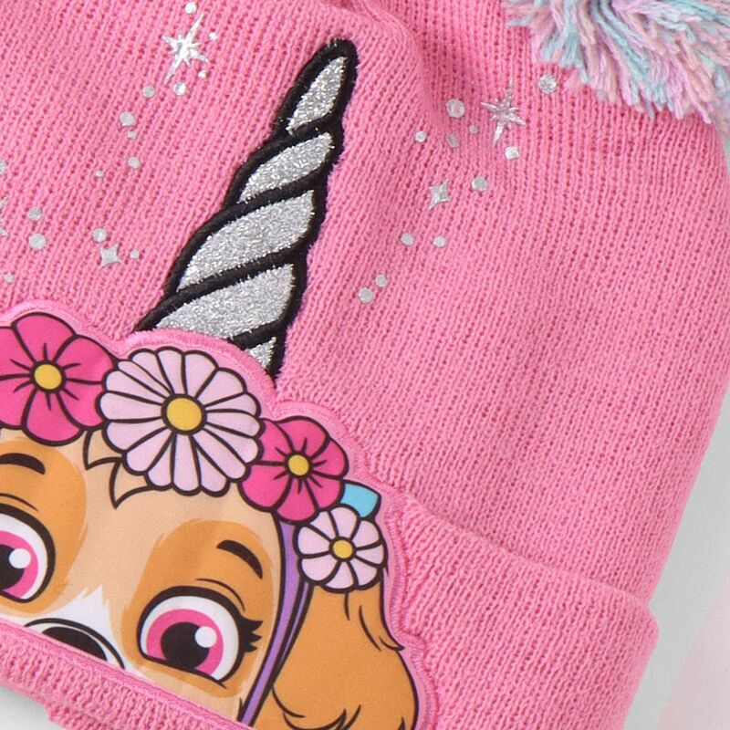 Conjunto gorro guantes bufanda Skye Patrulla Canina Paw Patrol