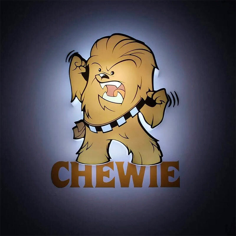 Lampara 3D Light FX mini Chewie Star Wars