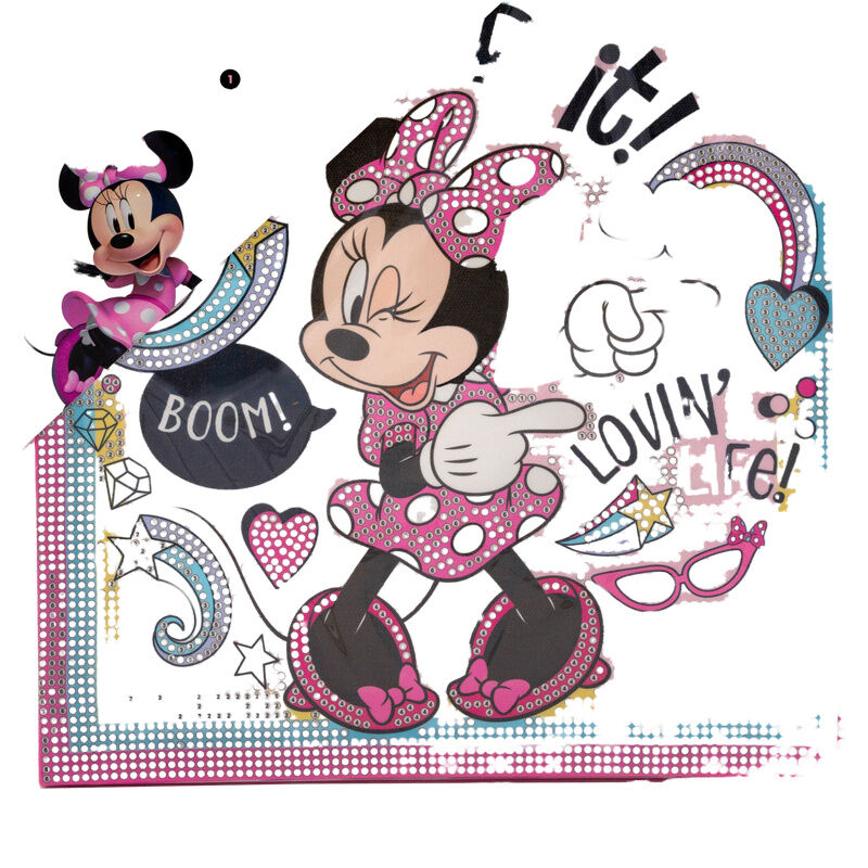 Pinta con diamantes Minnie Disney