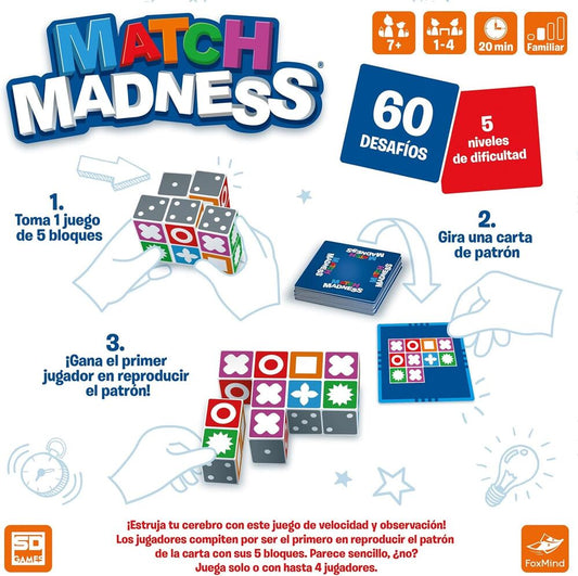 Juego de mesa Match Madness espaƱol