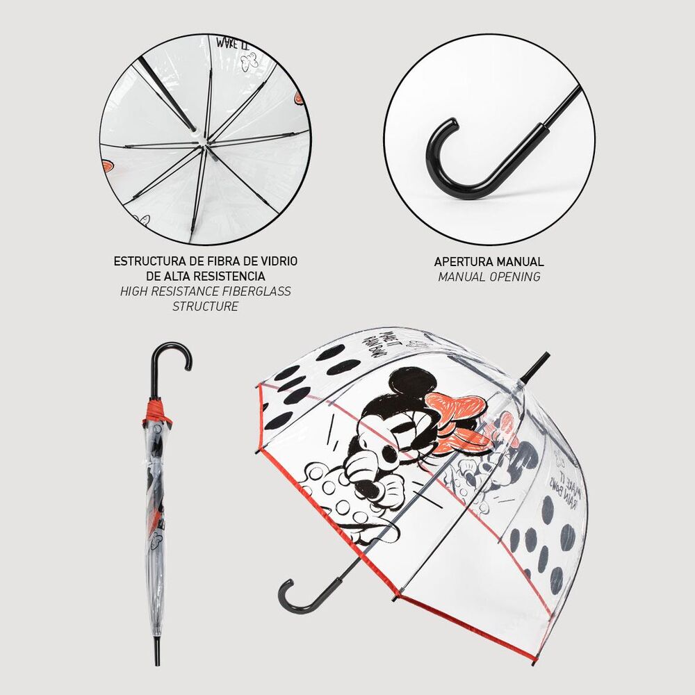 Paraguas manual Minnie Disney 60cm
