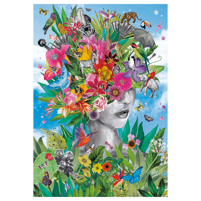 Puzzle La Cabeza en la Selva 500pzs
