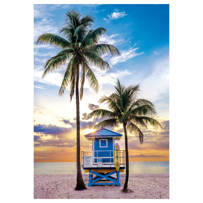 Puzzle Playa Miami Florida 500pzs