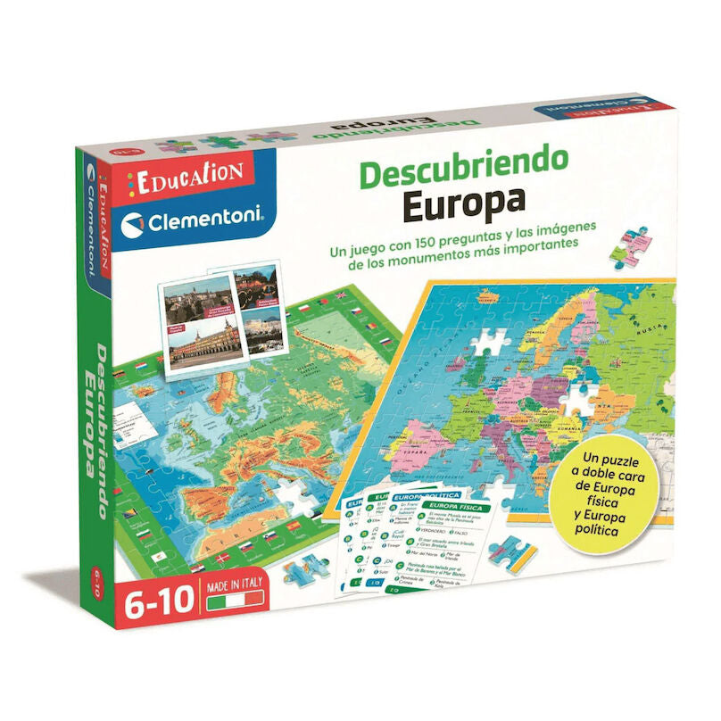 Juego puzzle Mapa Geo descubre Europa
