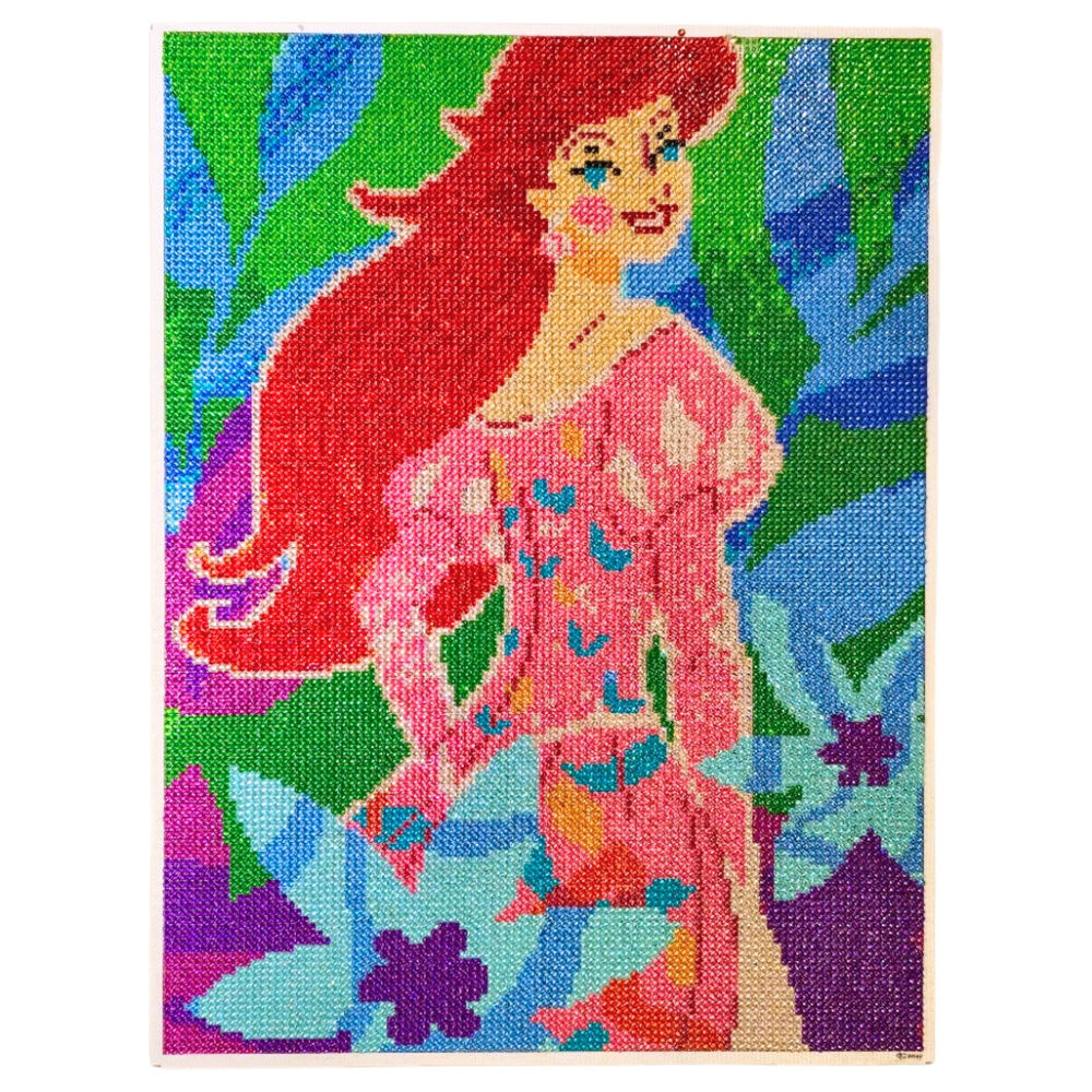 Pinta con diamantes La Sirenita Disney