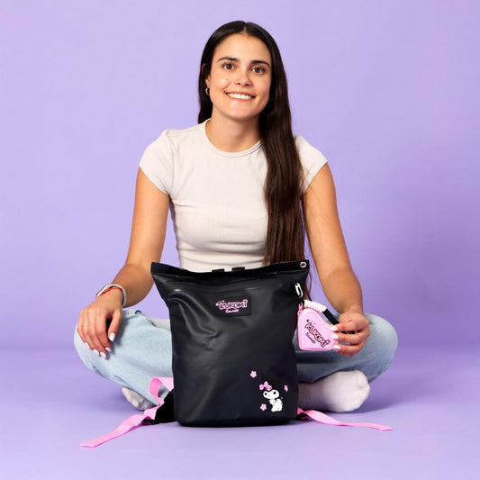 Mochila casual Kuromi Hello Kitty 33cm