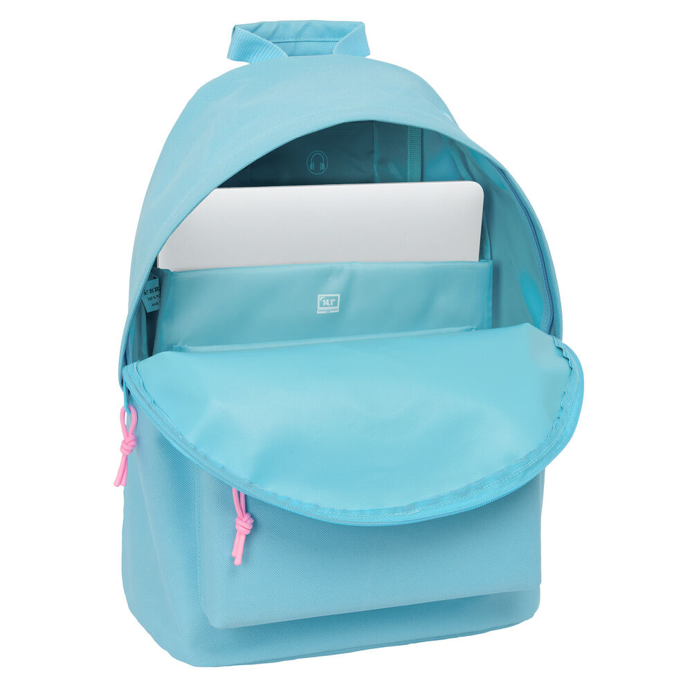 Mochila portatil Celeste Benetton 41cm
