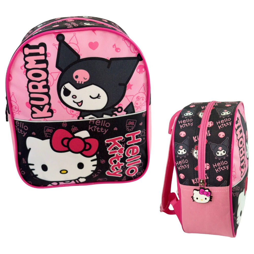 Mochila Kuromi & Hello Kitty 26cm