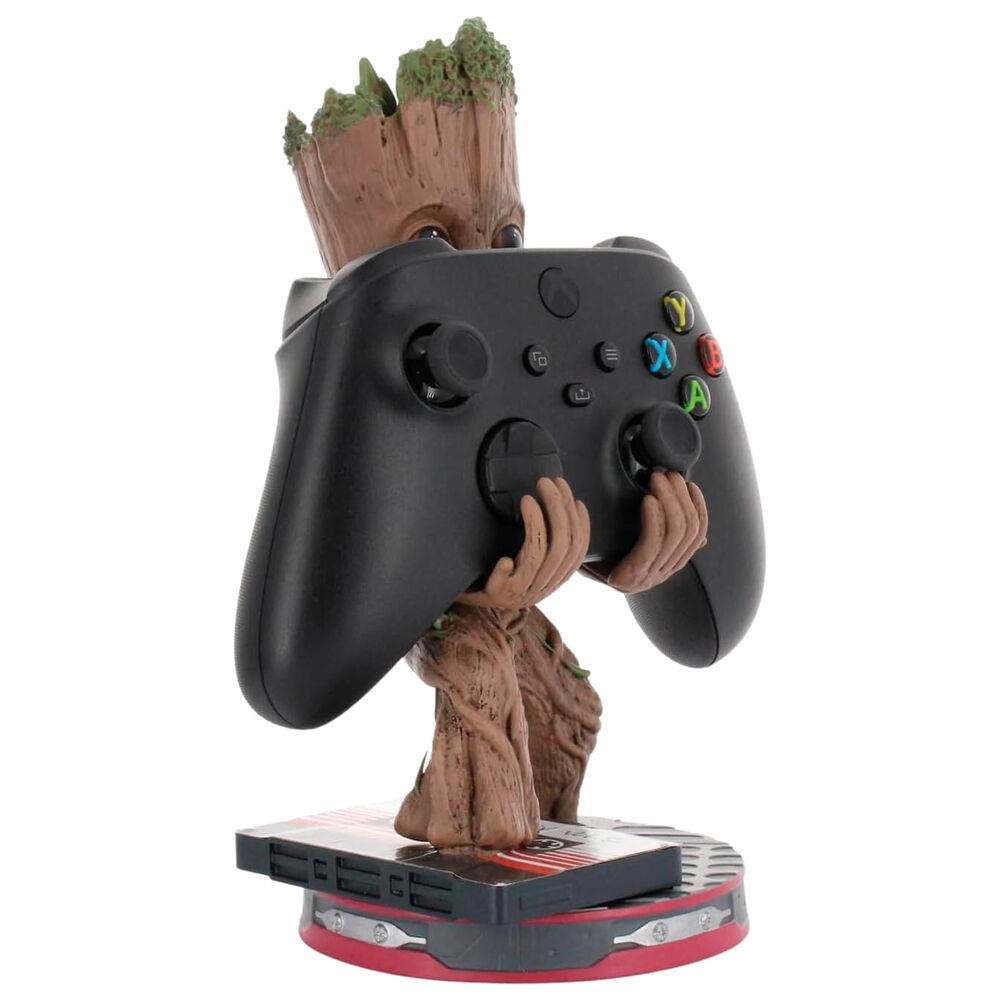 Cable Guy soporte sujecion Smiley Groot Guardianes de la Galaxia Marvel 20cm