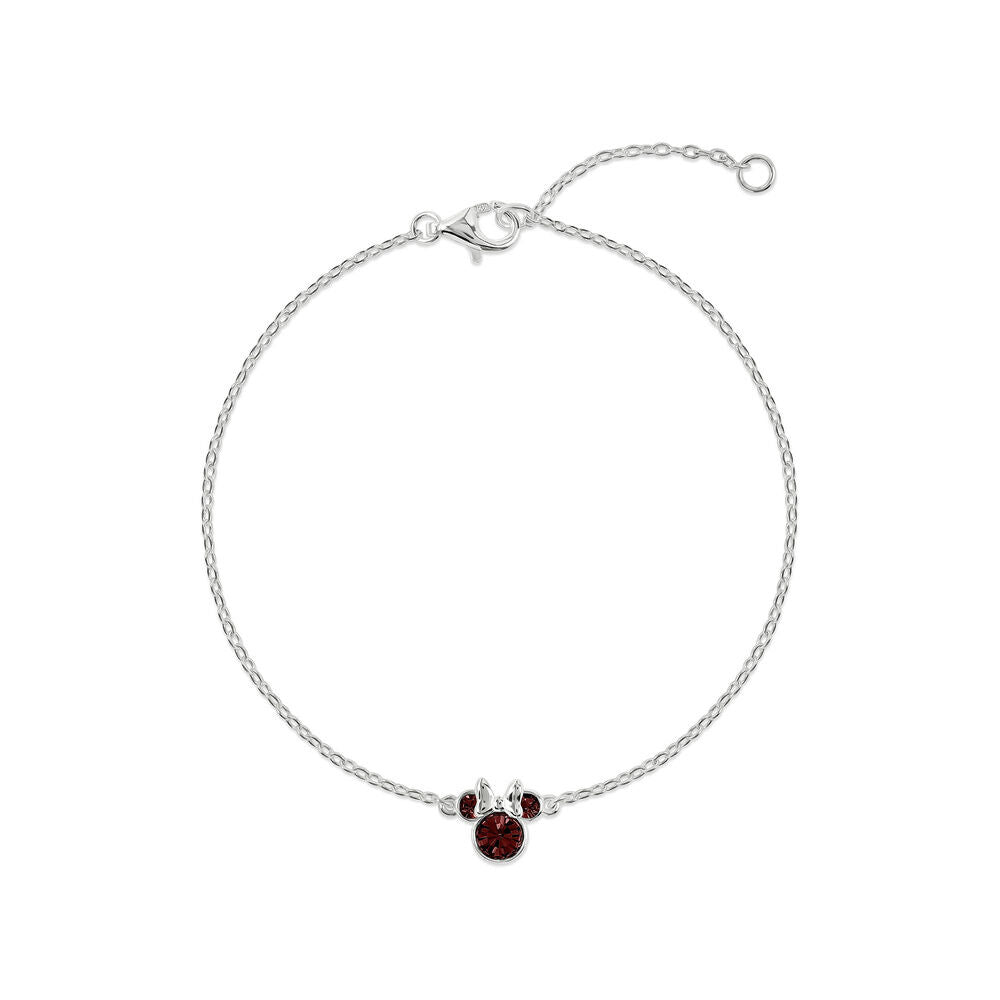 Pulsera Enero Minnie Disney plata