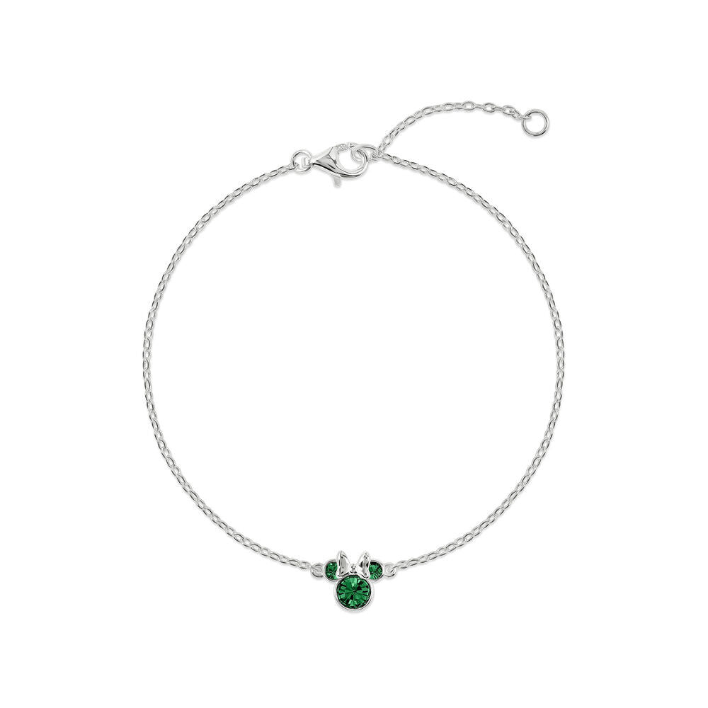 Pulsera Mayo Minnie Disney plata