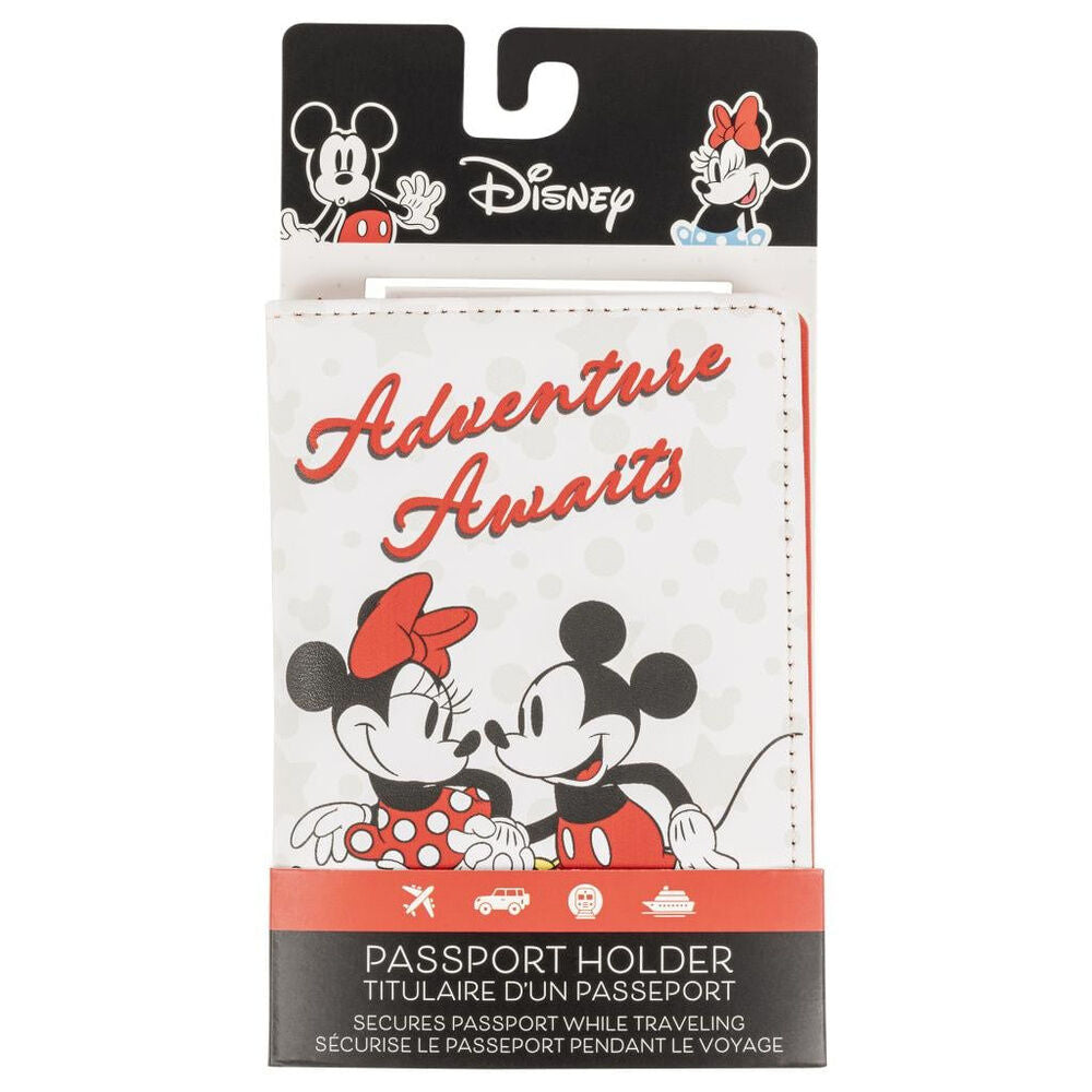 Portapasaportes Mickey & Minnie Disney