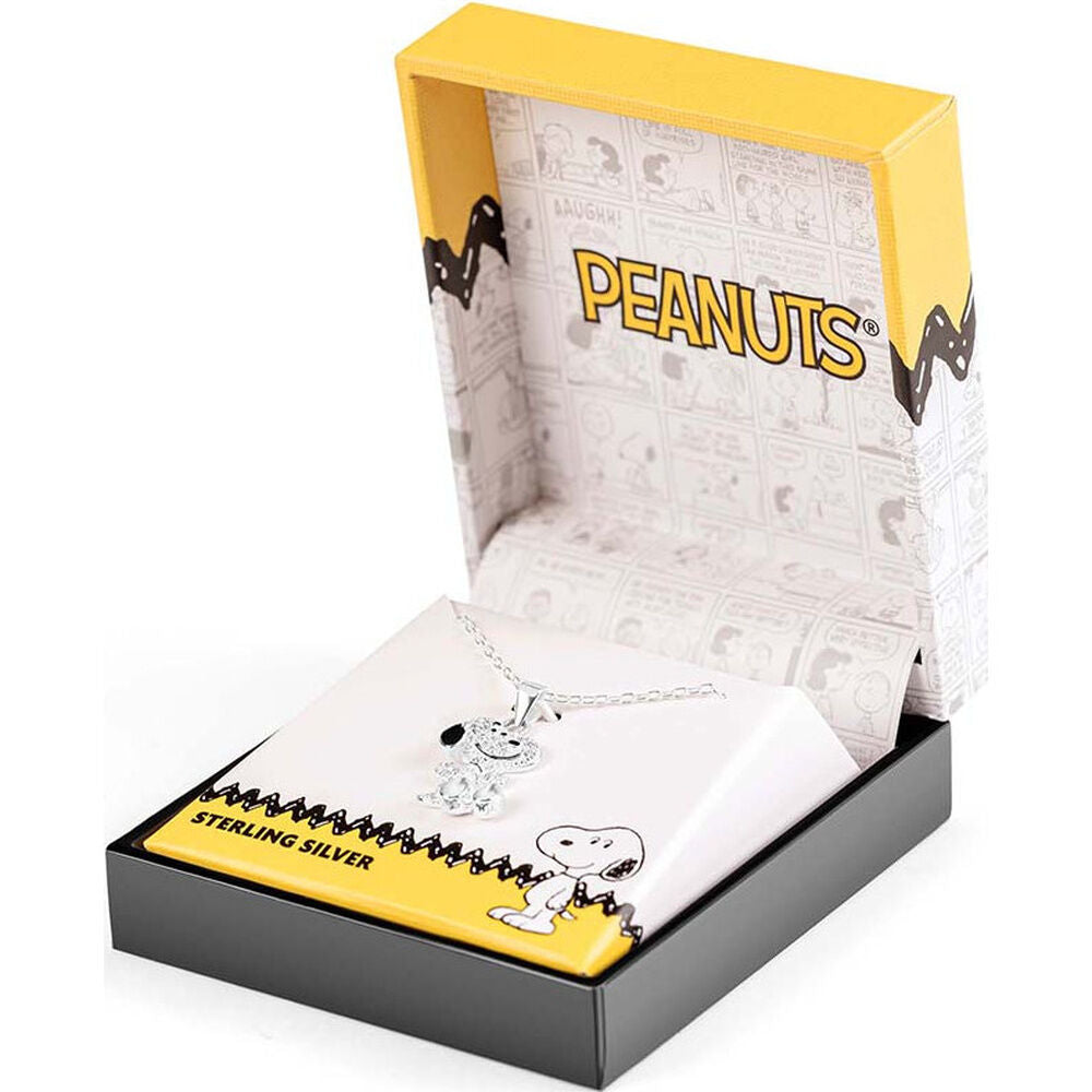 Colgante 3D Snoopy Peanuts plata