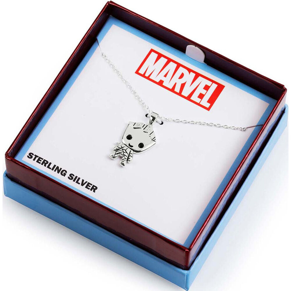 Colgante Groot Guardianes de la Galaxia Marvel plata