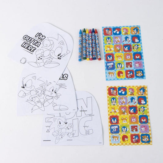 Album actividades coloreable Sonic the Hedgehog