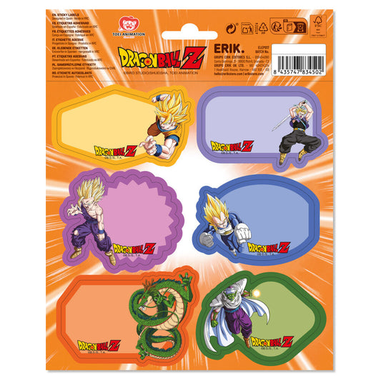 Etiquetas adhesivas premium Dragon Ball