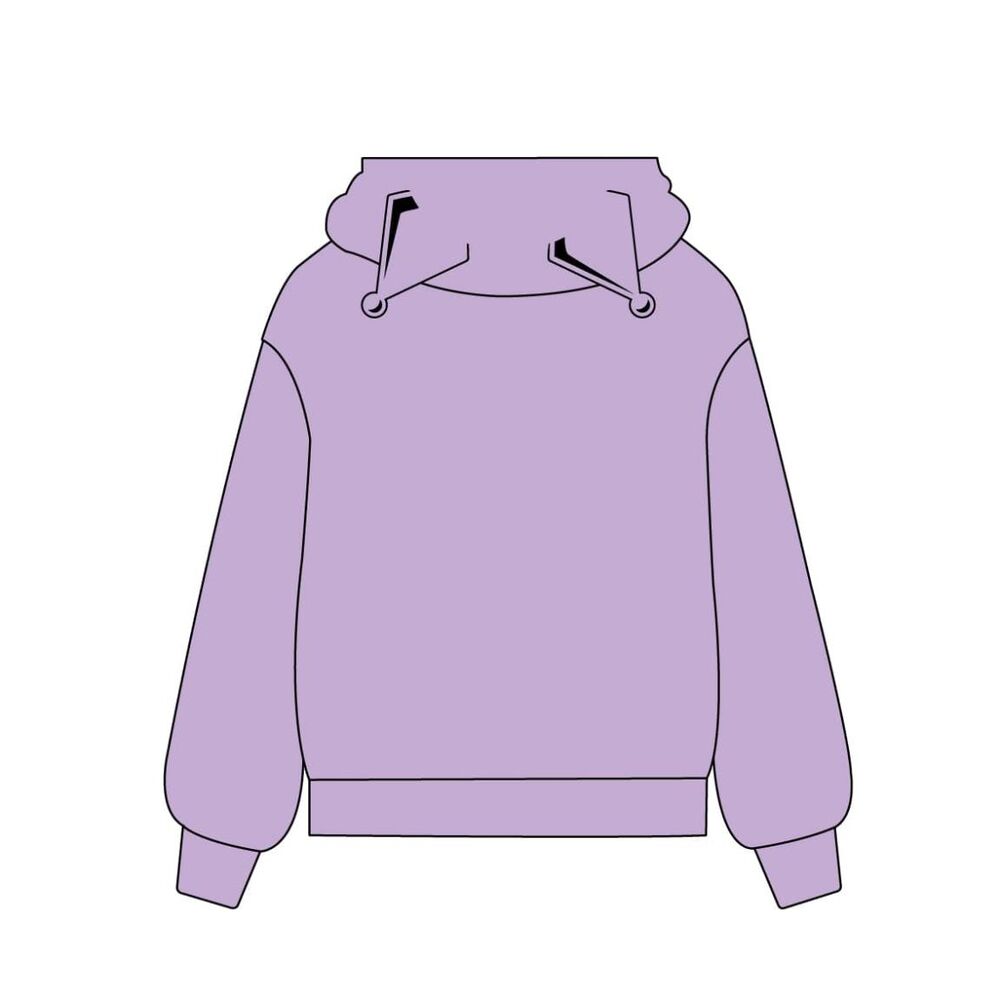 Sudadera capucha cremallera Kuromi Hello Kitty