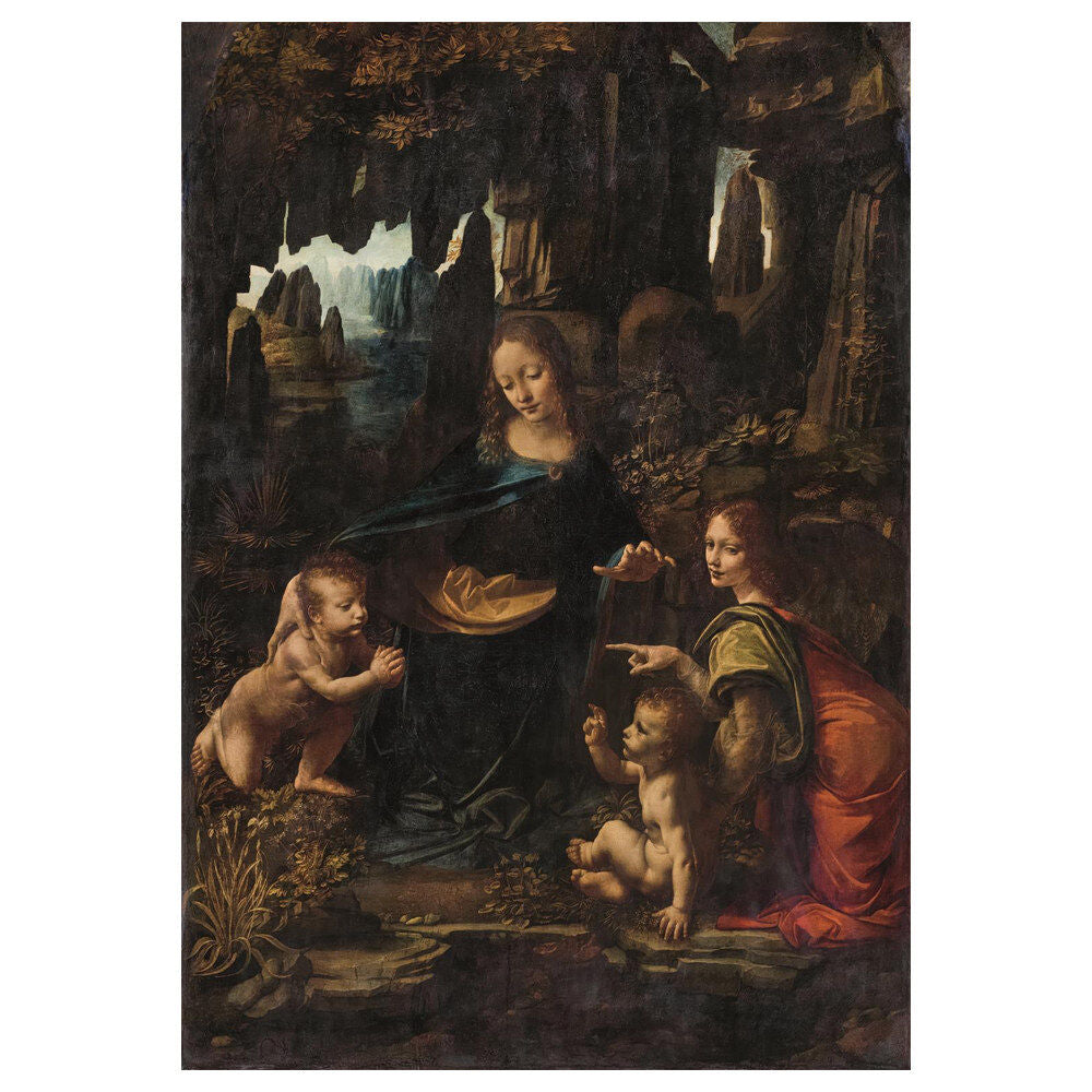 Puzzle Louvre Leonardo - The Virgin of the Rocks Museum 1000pzs
