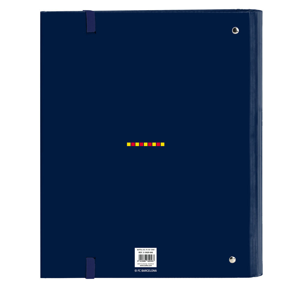Carpeta A4 anillas F.C. Barcelona 26/27 con recambio