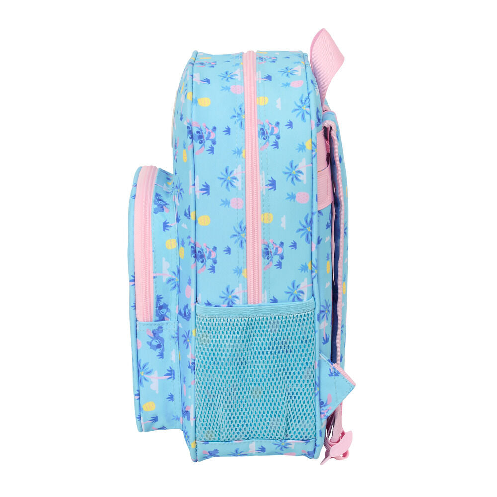 Mochila Waves Stitch Disney 34cm adaptable