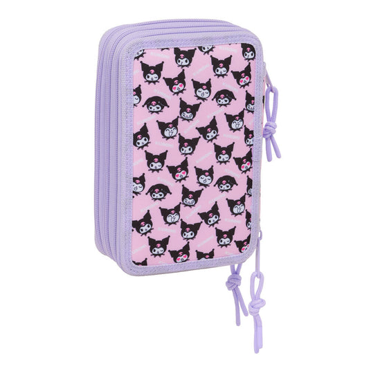 Portatodo Kuromi Hello Kitty triple 37pzs