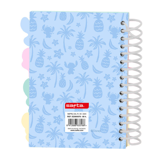 Cuaderno A6 Stitch Disney