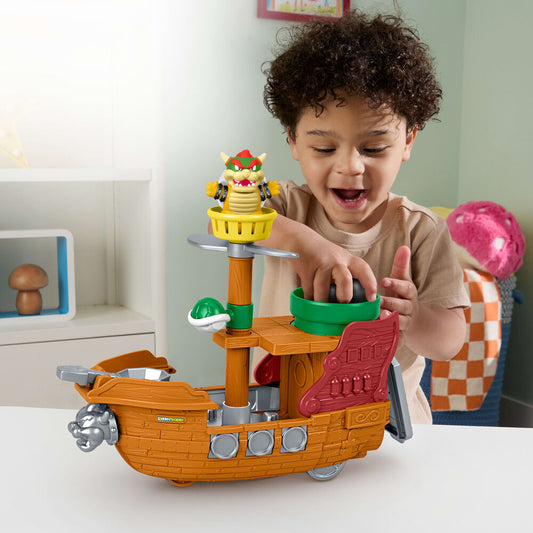 Barco Bowser My Mario - Mario Bros Little People Collector