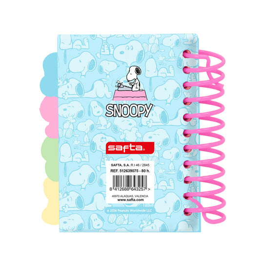 Cuaderno A7 Snoopy
