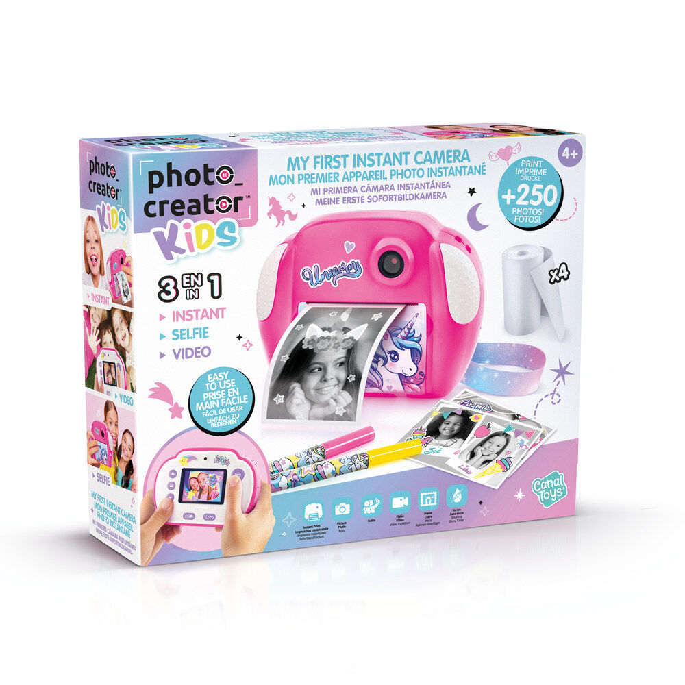 Camara fotos instantanea infantil unicornio Photo Creator