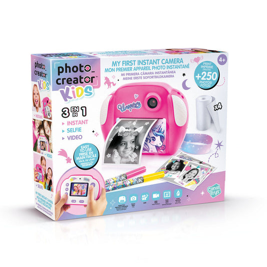 Camara fotos instantanea infantil unicornio Photo Creator