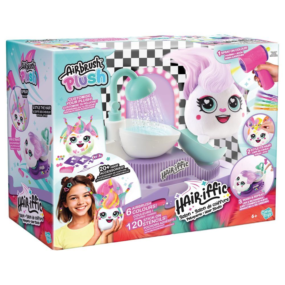 Peluche aerografo centro peluqueria Airbrush Plush