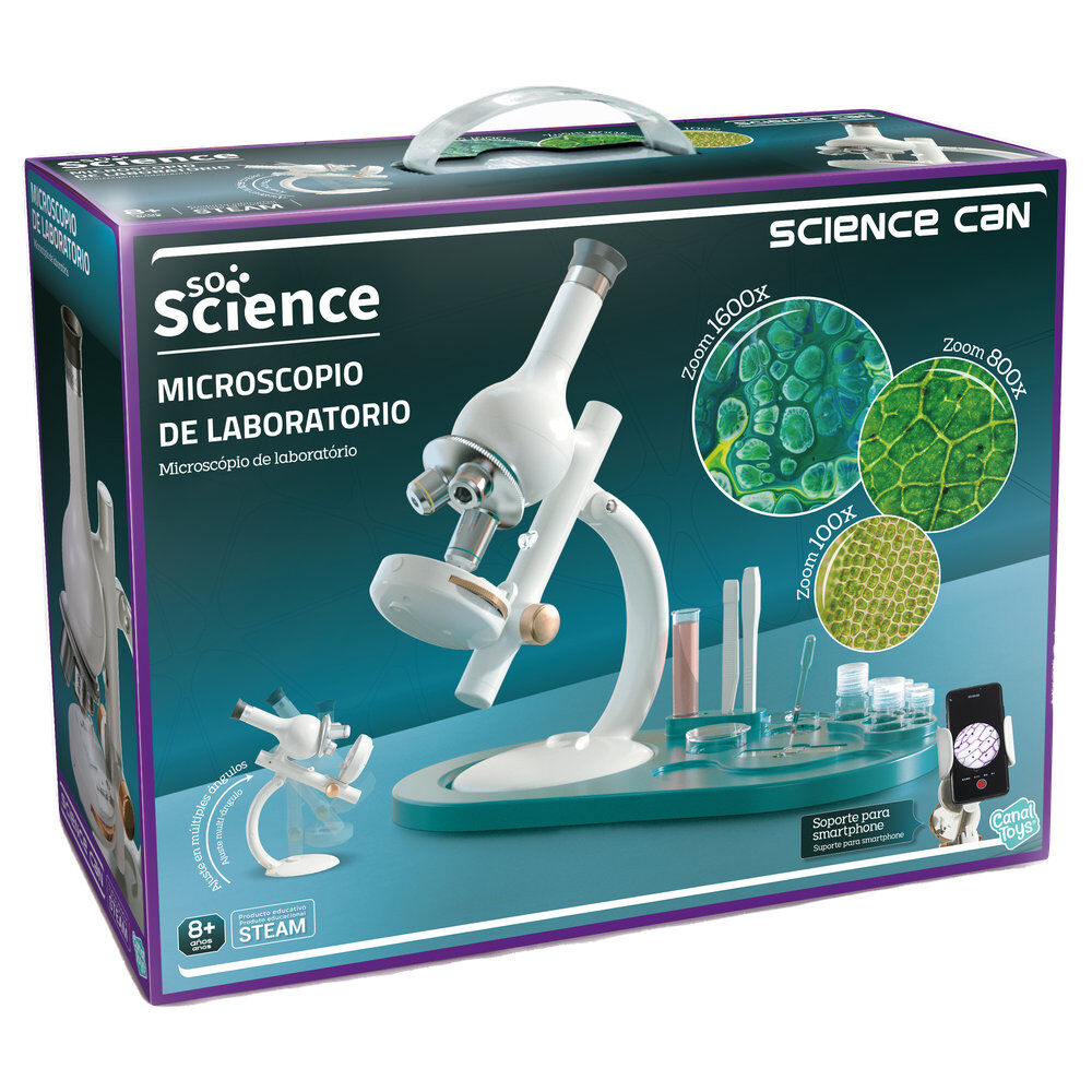 Microscopio laboratorio profesional soporte movil Science