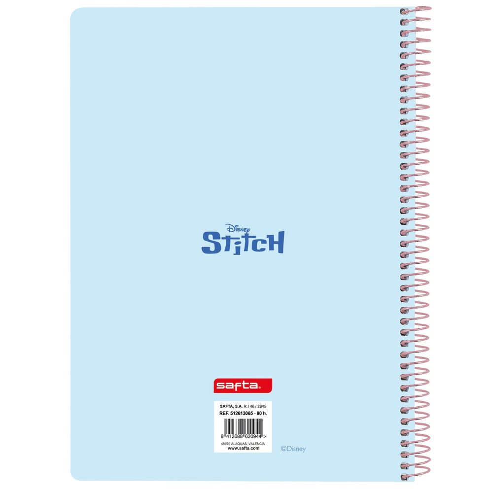 Cuaderno A5 Ohana Stitch Disney