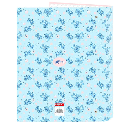 Carpeta A4 anillas Ohana Stitch Disney