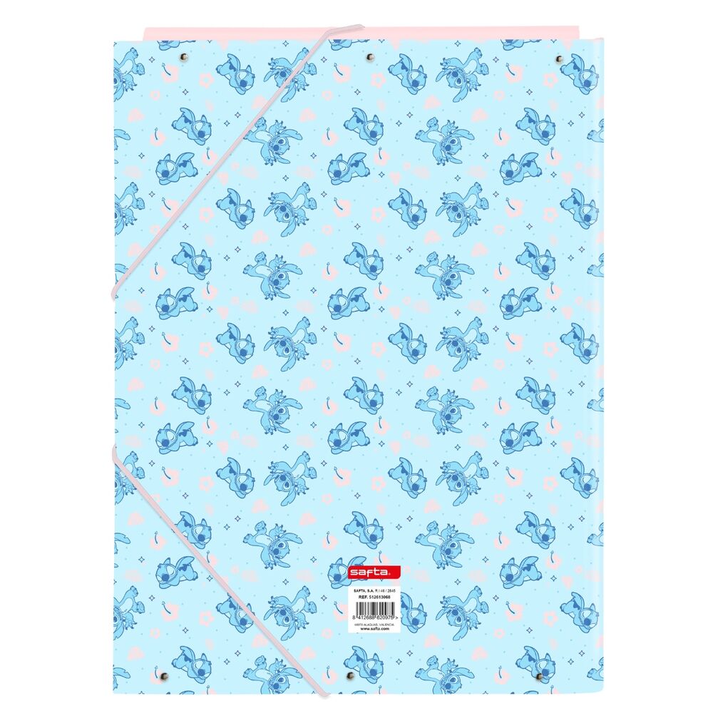 Carpeta A4 solapas Ohana Stitch Disney