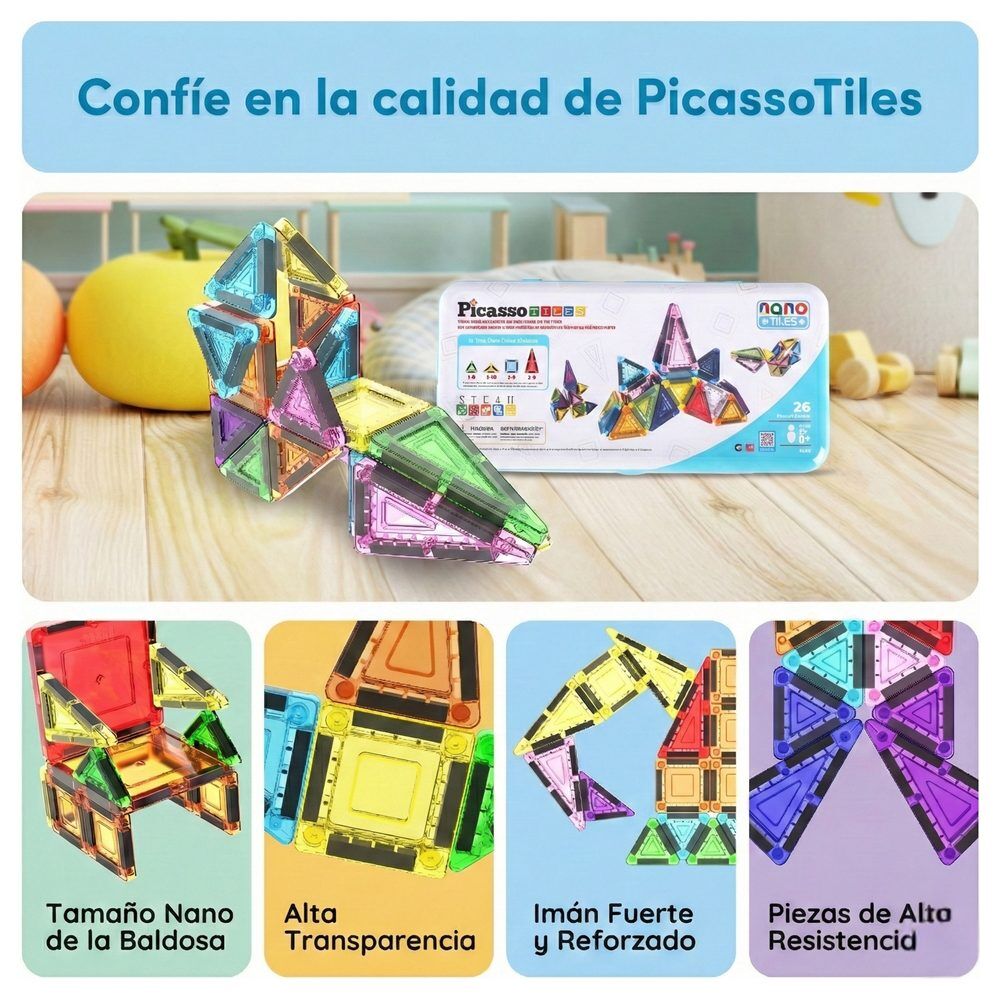Bloques magneticos 26pzs